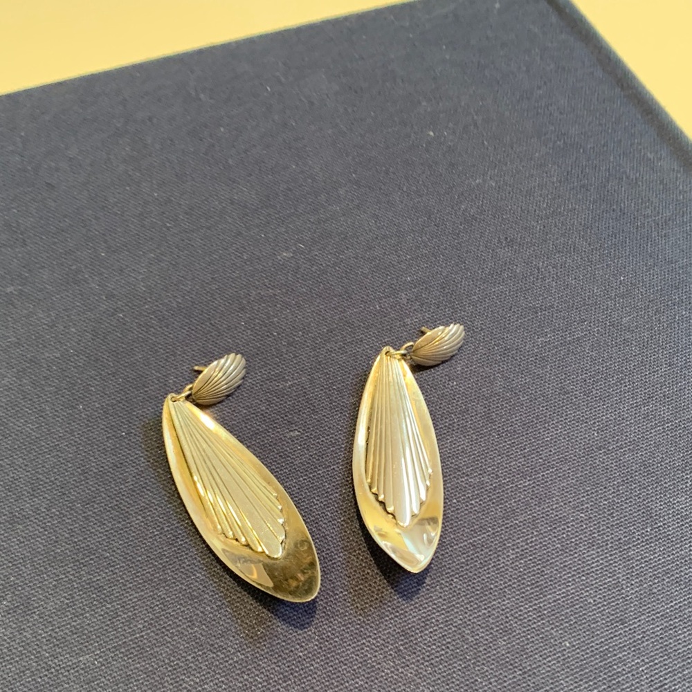 Silver earrings for pierced ears